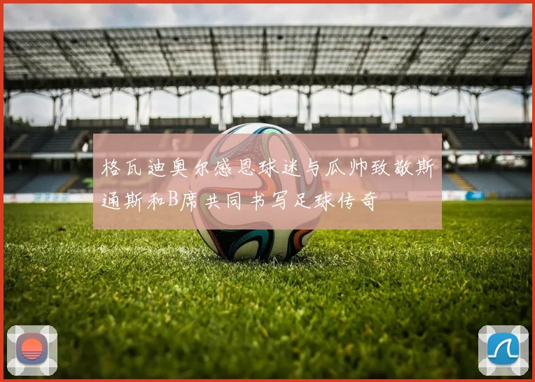 格瓦迪奥尔感恩球迷与瓜帅致敬斯通斯和B席共同书写足球传奇